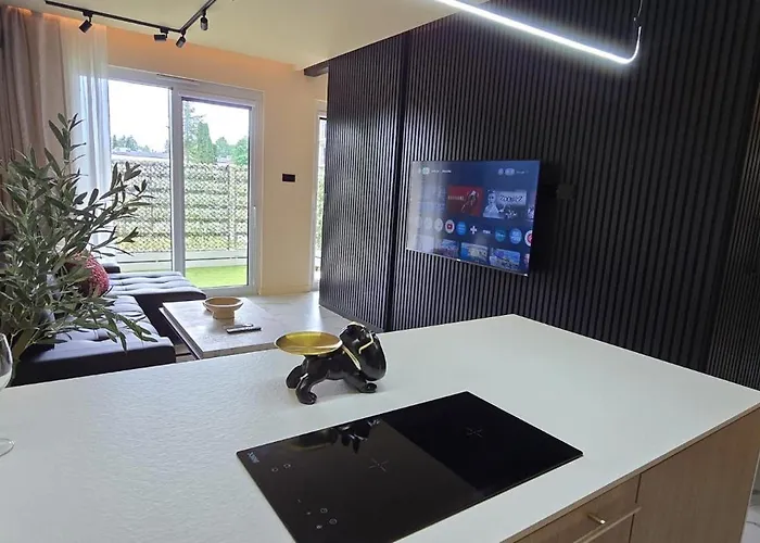 Lägenhet Diuna Perlowa Przystan-przy Plazy, Darmowy Parking *